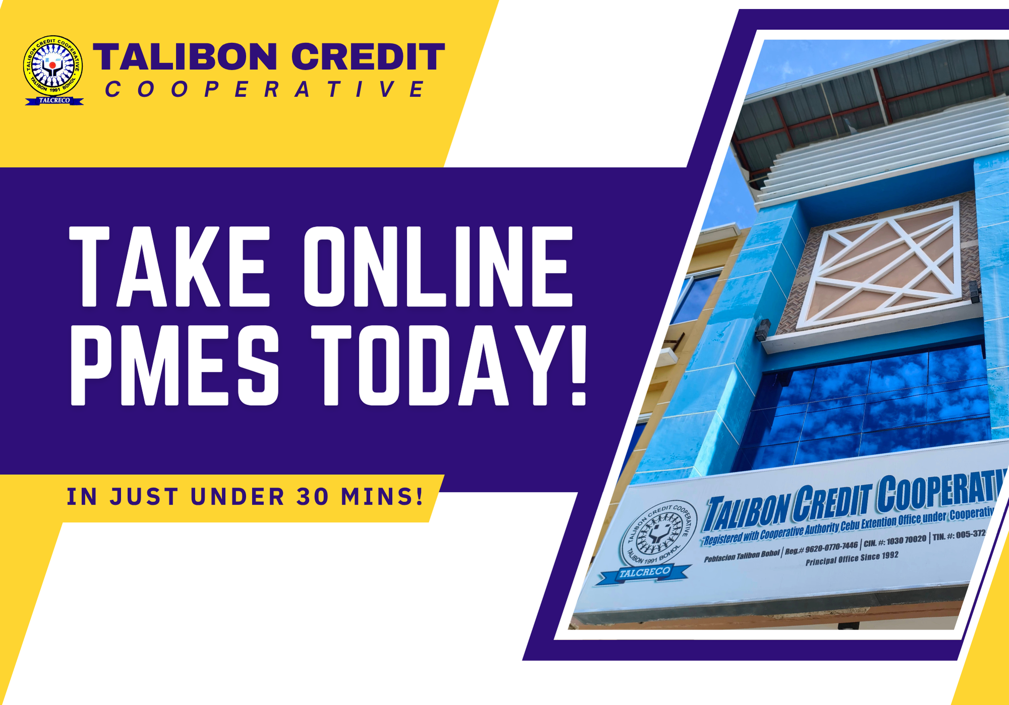 TALCRECO TALIBON Special Promotion